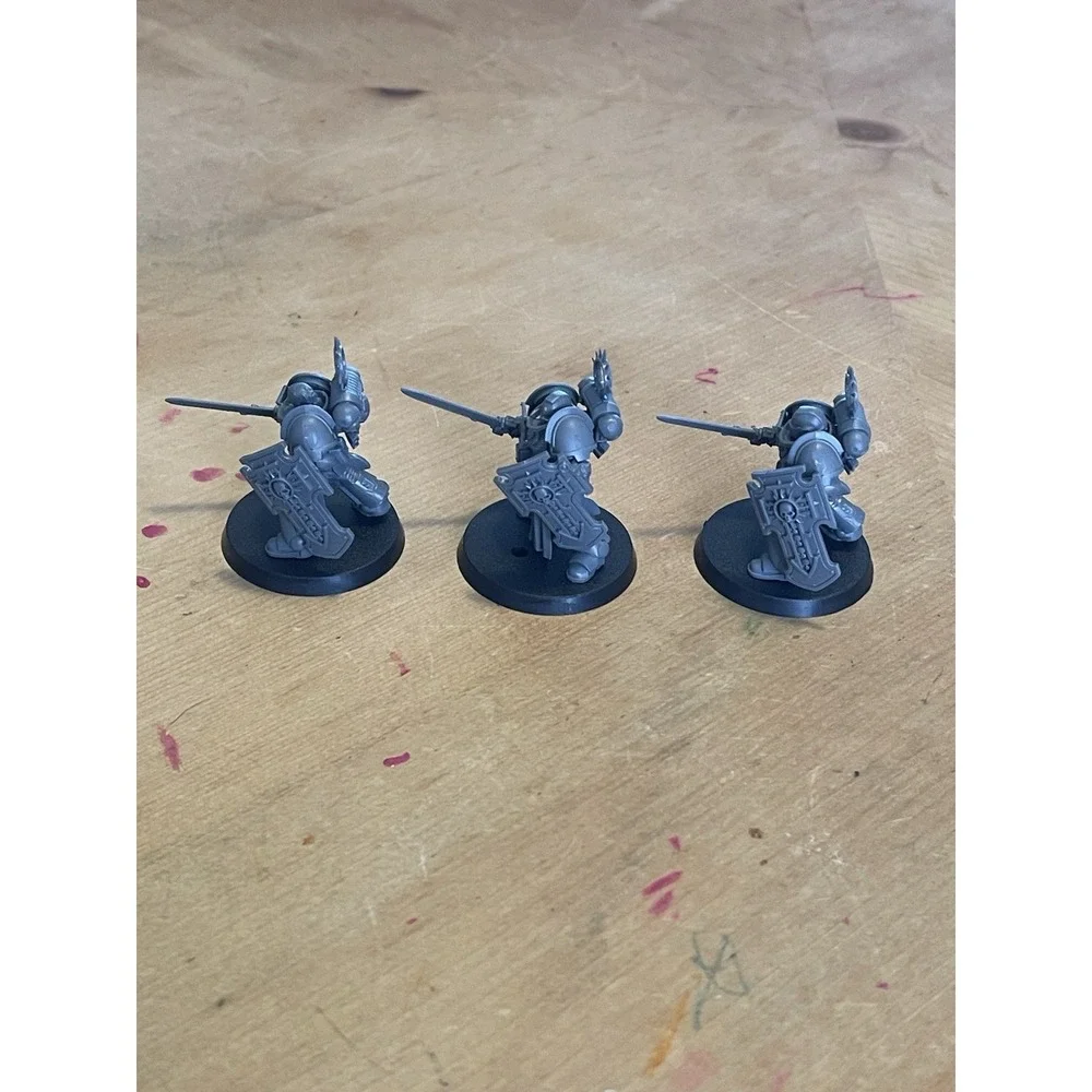3x Warhammer 40k Space Marines Primaris Bladeguard Veterans Lot Of 3